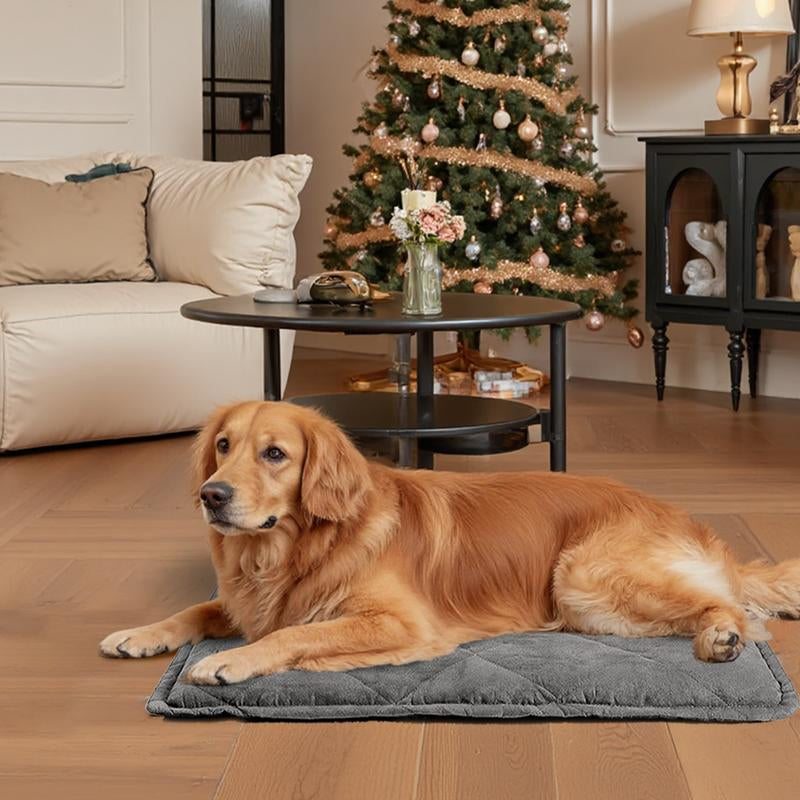 Mora Pets Self-Heating Cat Bed Self-Heating Cat Mat Thick Thermal Pet Tabletop 24 X 18 Inches with Sensor Cover Machine Washable Ultra-Warm Mat for Outdoor and Indoor Cats and Small Dogs